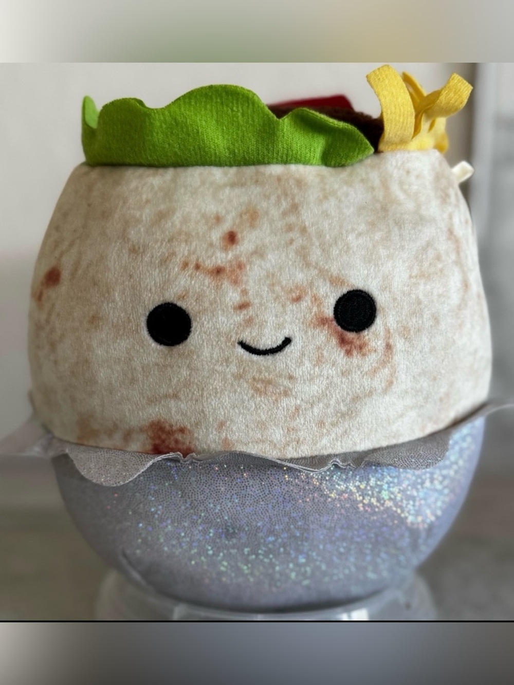 Original Squishmallows Bernardo the Burrito 7” Plush KellyToy Food Squad